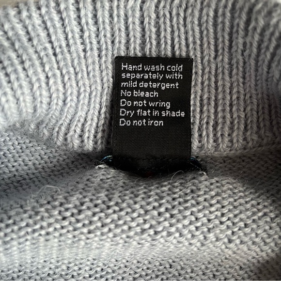 Novica Grey Alpaca Blend Poncho with Hood - steel grey one size - Picture 11 of 14